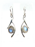 Labradorite Sterling Silver Earrings #214