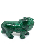 Malachite Lion Carving #323