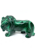 Malachite Lion Carving #323