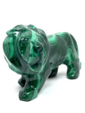 Malachite Lion Carving #323