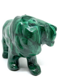 Malachite Lion Carving #323