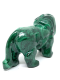Malachite Lion Carving #323