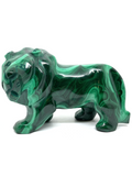 Malachite Lion Carving #323