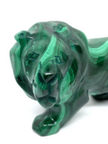 Malachite Lion Carving #323
