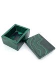 Malachite Mini Trinket Box #435