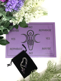 Triple Moon Goddess Pendulum & Mat Set
