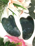Gua Sha Massage Tool - Moss Agate