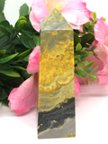 Bumble Bee Jasper Obelisk #470