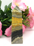 Bumble Bee Jasper Obelisk #471