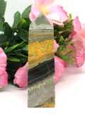 Bumble Bee Jasper Obelisk #471