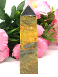 Bumble Bee Jasper Obelisk #473