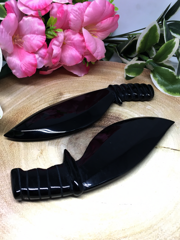 Black Obsidian Knife