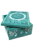 Turquoise OHM Relaxation Box 13cm x 10cm