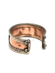 OM Mani Padme Hum Adjustable Copper Ring