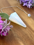 Opalite Faceted Pendulum