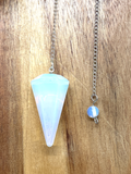 Opalite Faceted Pendulum