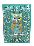 Turquoise Owl of Wisdom Box 13cm x 10cm