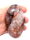 Fire Quartz Palm Stone #339