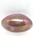 Aura Rose Quartz Palm Stone #438