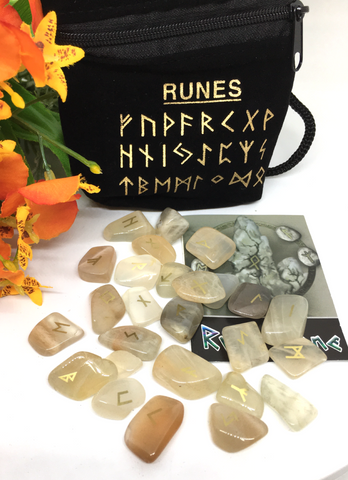 Peach Moonstone Runes