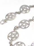 Pentagram Bracelet 925 Sterling Silver