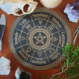 Pentagram Wheel Of The Year - Yiska Designs