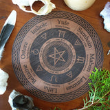Pentagram Wheel Of The Year - Yiska Designs