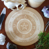 Pentagram Wheel Of The Year - Yiska Designs