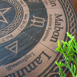 Pentagram Wheel Of The Year - Yiska Designs