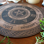 Pentagram Wheel Of The Year - Yiska Designs