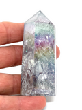 Angel Aura Crackle Quartz Point #100 - 7.7cm