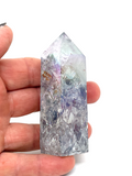 Angel Aura Crackle Quartz Point #100 - 7.7cm