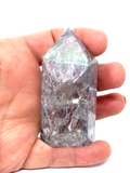 Angel Aura Crackle Quartz Generator Point #101 - 7.1cm