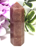 Strawberry Quartz Generator Point #332 - 8cm