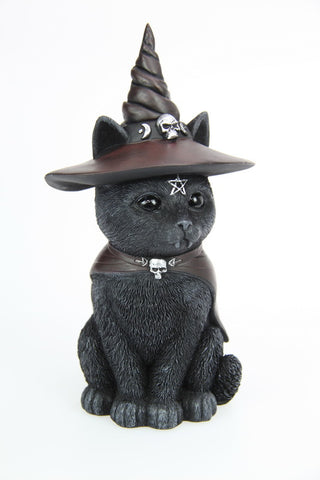 Purrah Witches Hat Occult Cat Figurine - 18cm