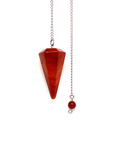 Red Jasper Faceted Pendulum