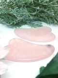 Gua Sha Massage Tool - Rose Quartz