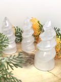 Selenite Unicorn Horn - 10cm
