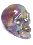 Aura Clear Quartz Skull #316