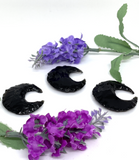 Smokey Quartz Crescent Moon