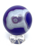 Agate Purple Dyed Sphere #445 - 5.7cm