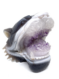 Amethyst Agate Tiger Head #196