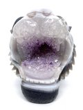 Amethyst Agate Tiger Head #196