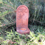 Triple Moon, Pentagram & Tree Of Life Tealight Holder #263