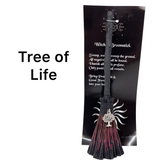 Witches Broomstick 20cm - 6 assorted