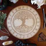 Tree Of Life / Yggdrasil Norse Viking Altar Tile - Yiska Designs