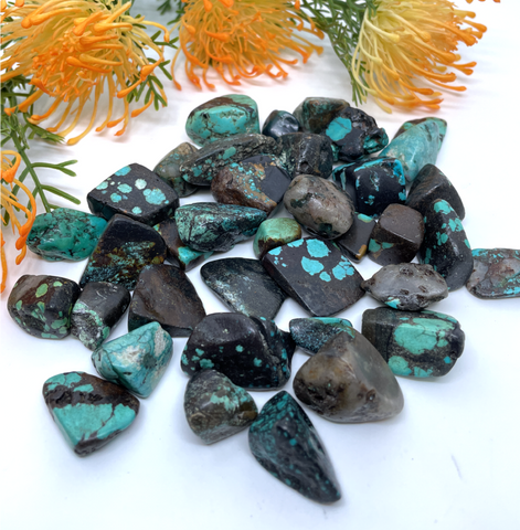 Turquoise Tumble Stones - 30 grams