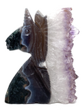 Amethyst Cluster Unicorn #174