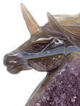 Amethyst Agate Unicorn #199