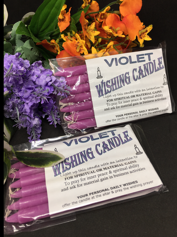 Wishing Candle - Voilet